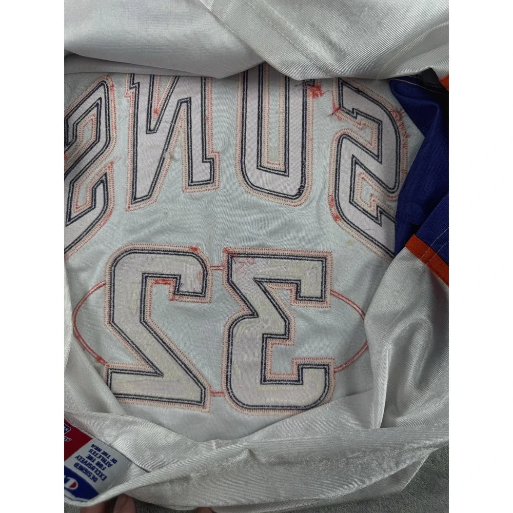 Phoenix Suns Amare Stoudemire #32 Champion Vintage NBA Jersey White Size 52